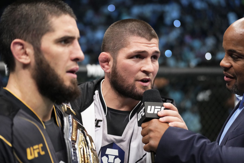 Khabib Nurmagomedov, Javier Mendez, Islam Makhachev