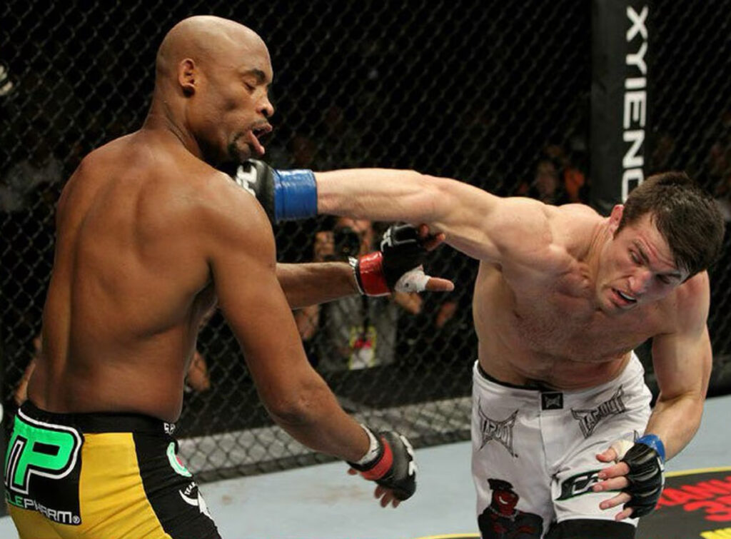 Anderson Silva vs. Chael Sonnen 1