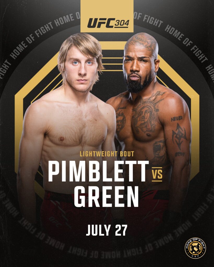 Bobby Green vs Paddy Pimblett