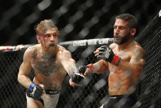 Conor McGregor and Chad Mendes