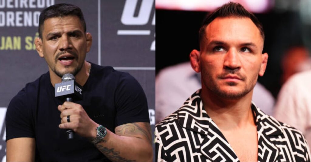 Ex-UFC champion Rafael dos Anjos absolutely shreds Michael Chandler on X amid title talks