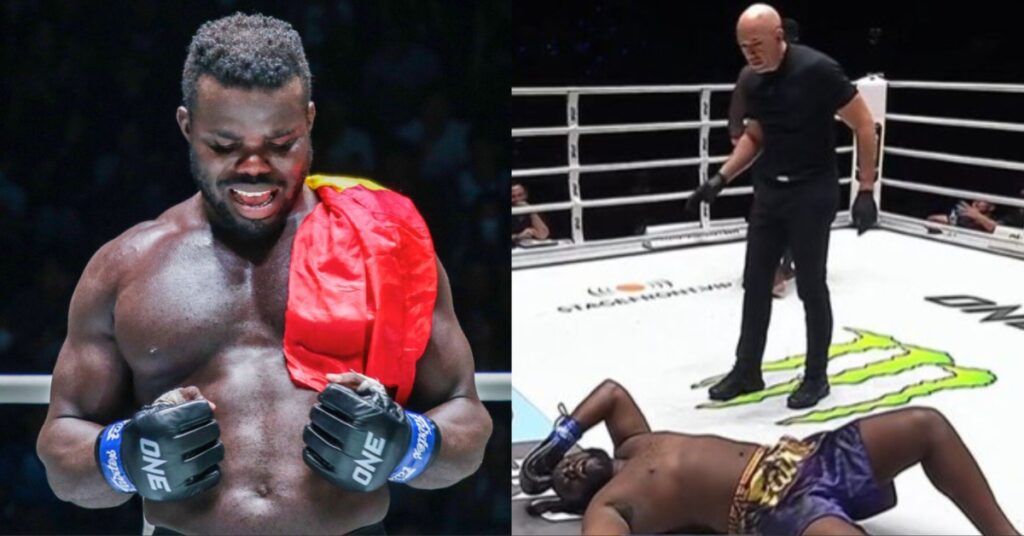 Oumar 'Reug Reug' Kane scores brutal knockout in heavyweight kickboxing clash - ONE Fight Night 23 Highlights
