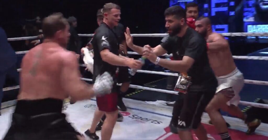 Video - Ex-UFC star Darren Till gets into massive brawl with opponent following boxing debut in Dubai