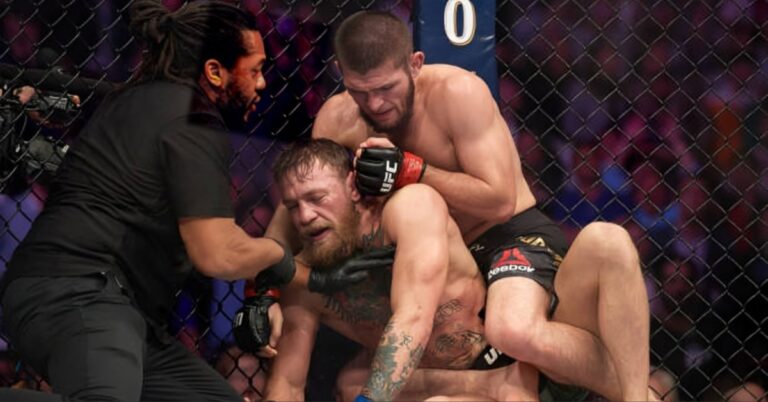 Video – UFC release new footage of Khabib Nurmagomedov spitting on Conor McGregor, hurling insults after win