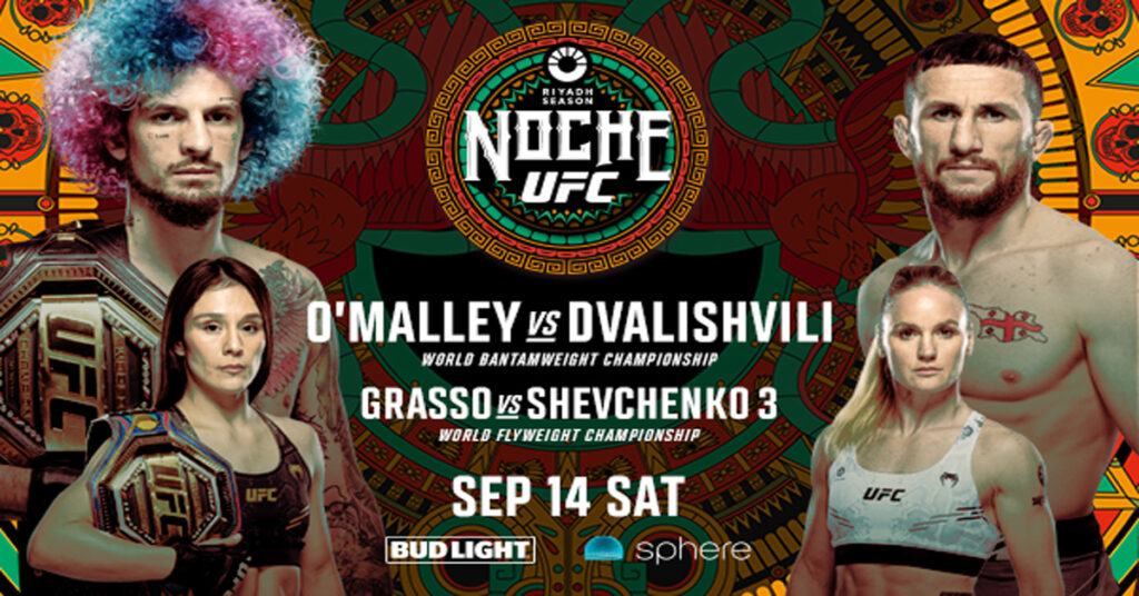 Riyadh Season Noche UFC: Sean O'Malley vs Merab Dvalishvili
