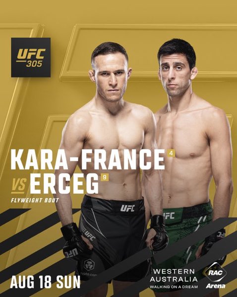 Steve Erceg vs. Kai Kara-France