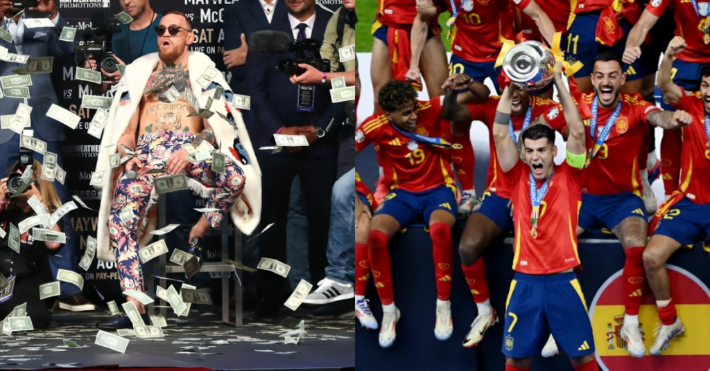 Conor McGregor lands another million dollar pay after betting on Spain to beat England at Euro 2024