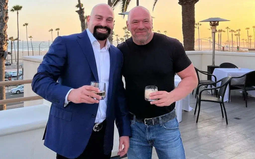 Tiki Ghosn and Dana White