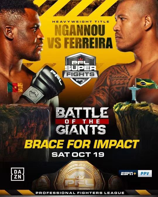 Francis Ngannou vs Renan Ferreira Poster