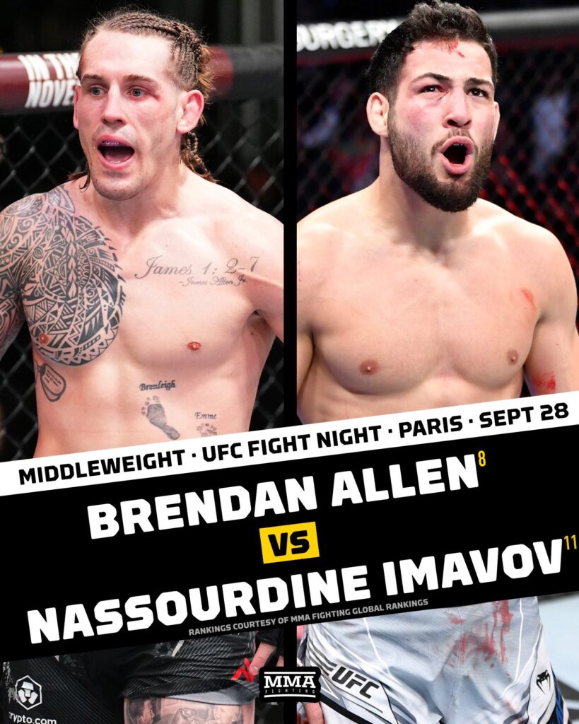 Brendan Allen vs. Imavov