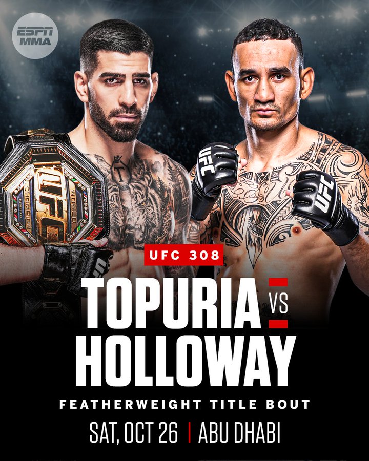 Ilia Topuria vs. Max Holloway