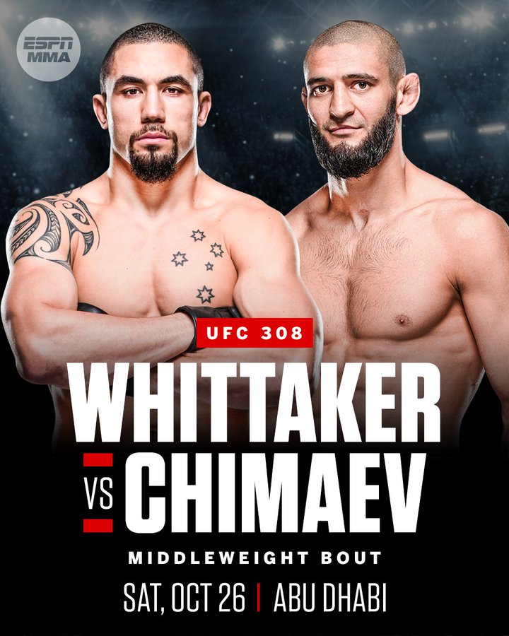 Robert Whittaker vs. Chimaev