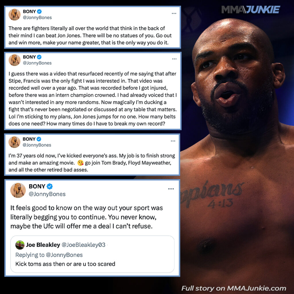 Jon Jones on Tom Aspinall