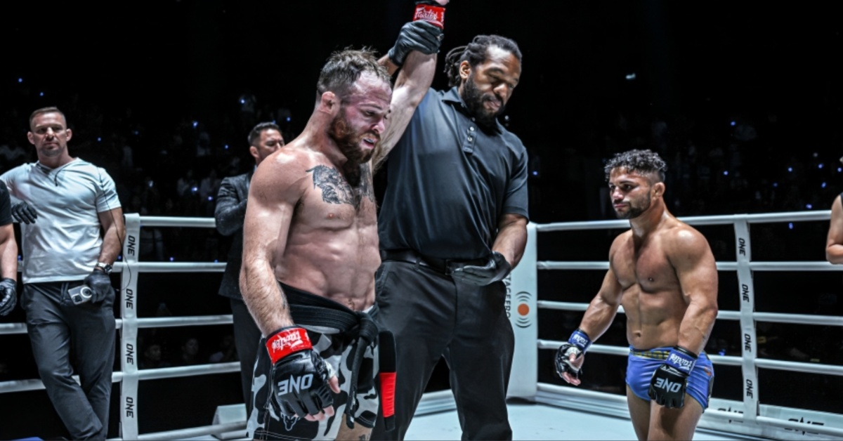 Jarred Brooks lands interim ONE Championship crown, submits Gustavo Balart - ONE Fight Night 24 Highlights