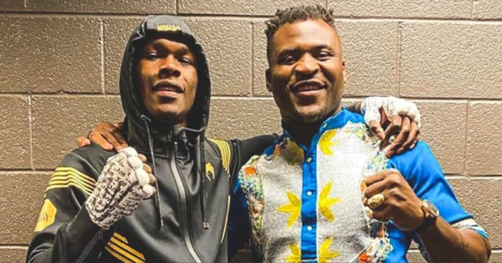 Israel Adesanya Irritated by the UFC's Attempts to Erase Francis Ngannou