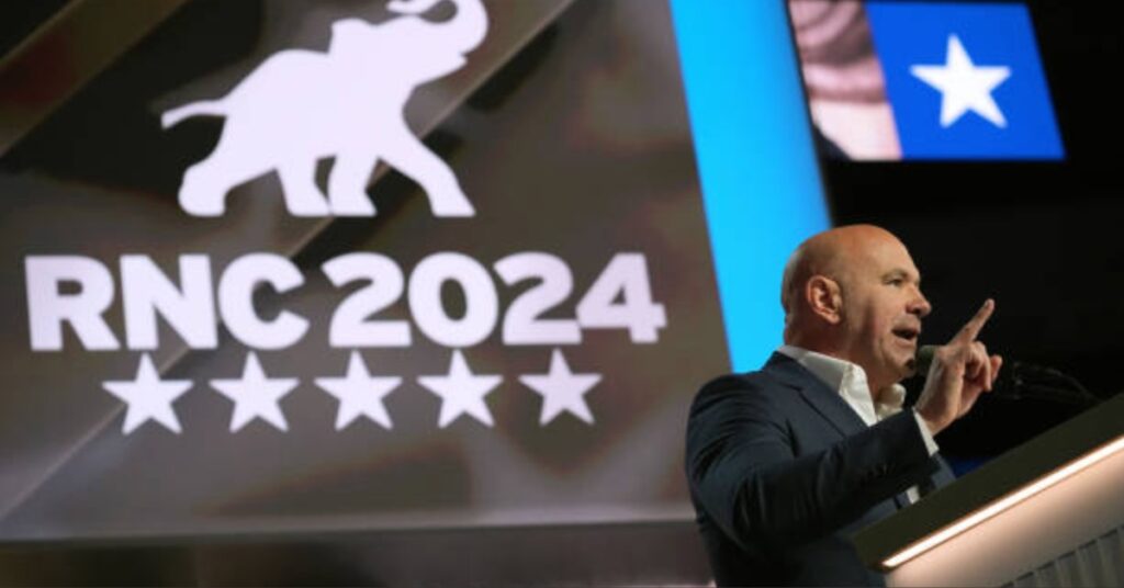 RNC Speaker Dana White Pushes Back Saying the UFC is Not Republican: "I would treat Biden the same way"