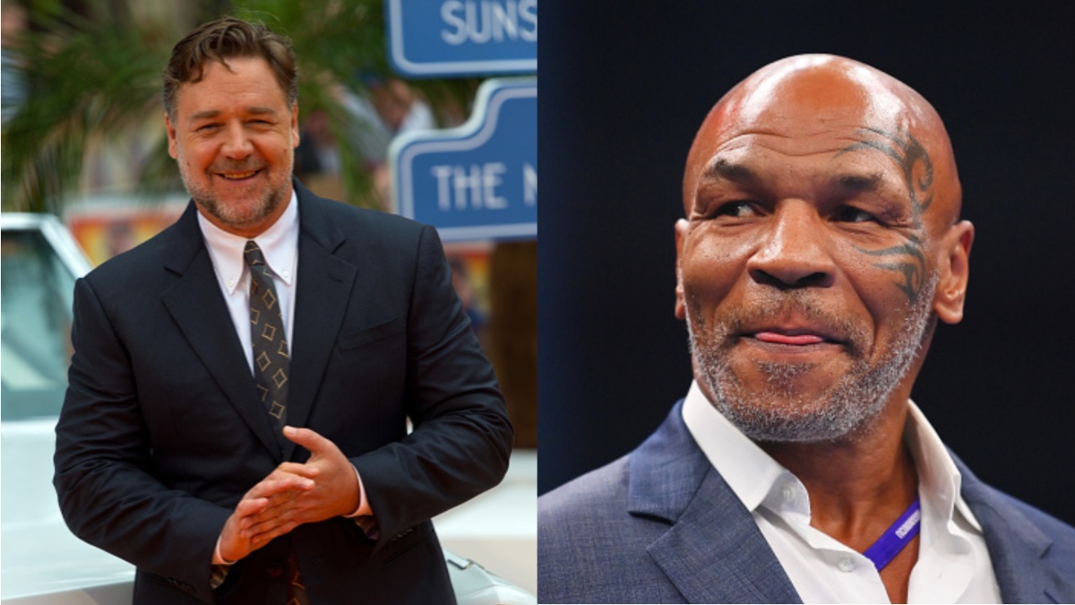 Russell Crowe on Jake Paul vs. Mike Tyson: “He can still knock your head into another dimension”