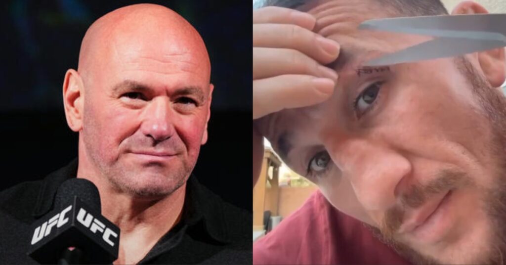 Dana White hilariously reacts to Merab Dvalishvili cutting out his own stitches with "bush shears"