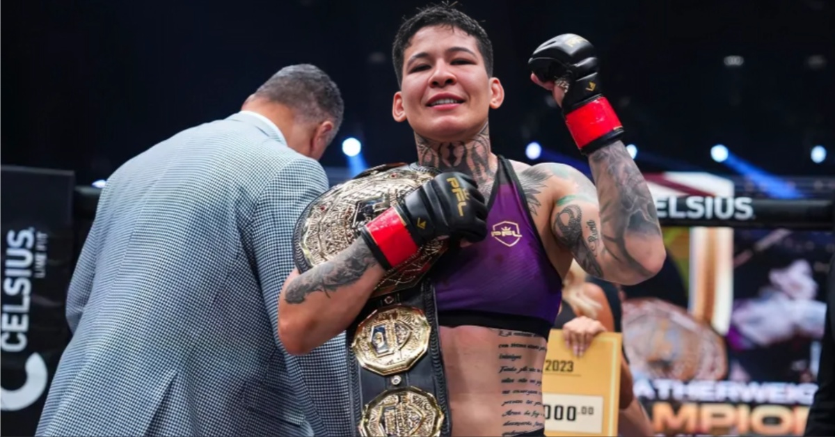 Larissa Pacheco predicts war against Cris Cyborg: 'Who goes down first?'