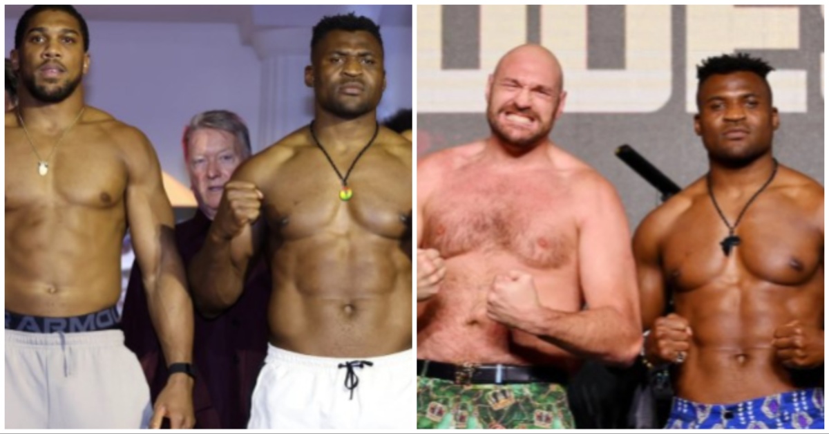 Francis Ngannou, Anthony Joshua, Tyson Fury