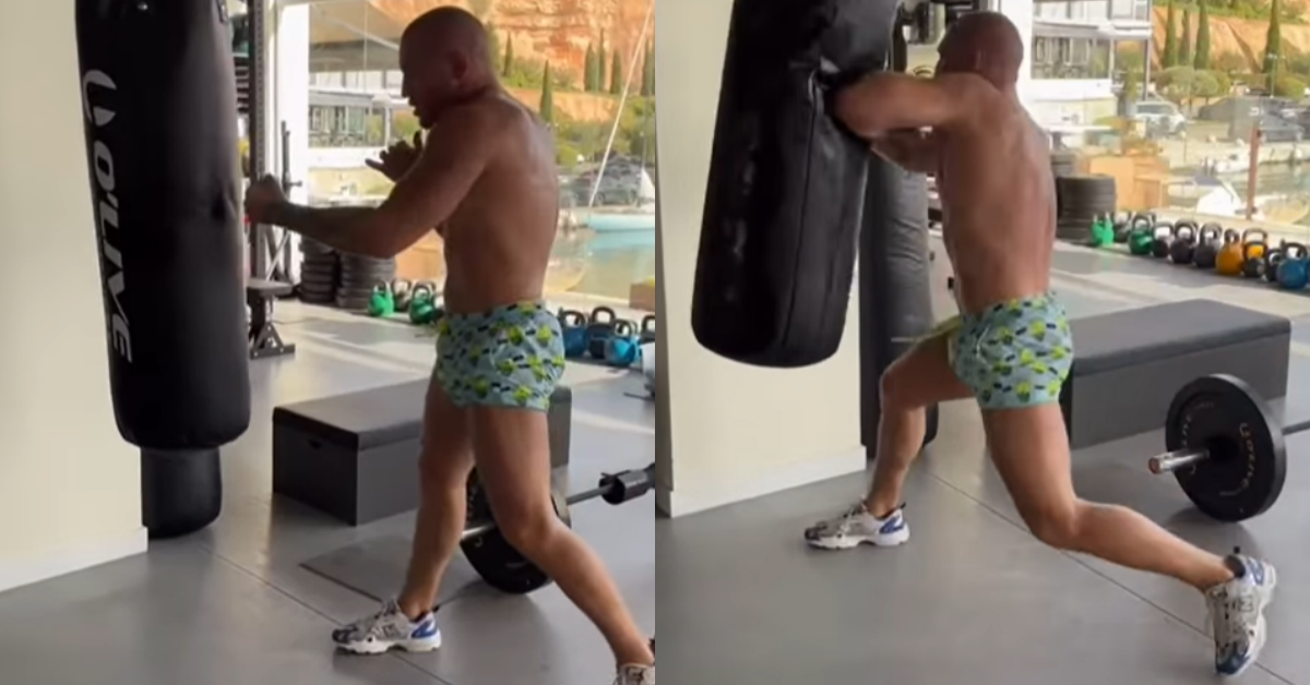 Video - UFC star Conor McGregor asks to be freed in bizarre new training footage