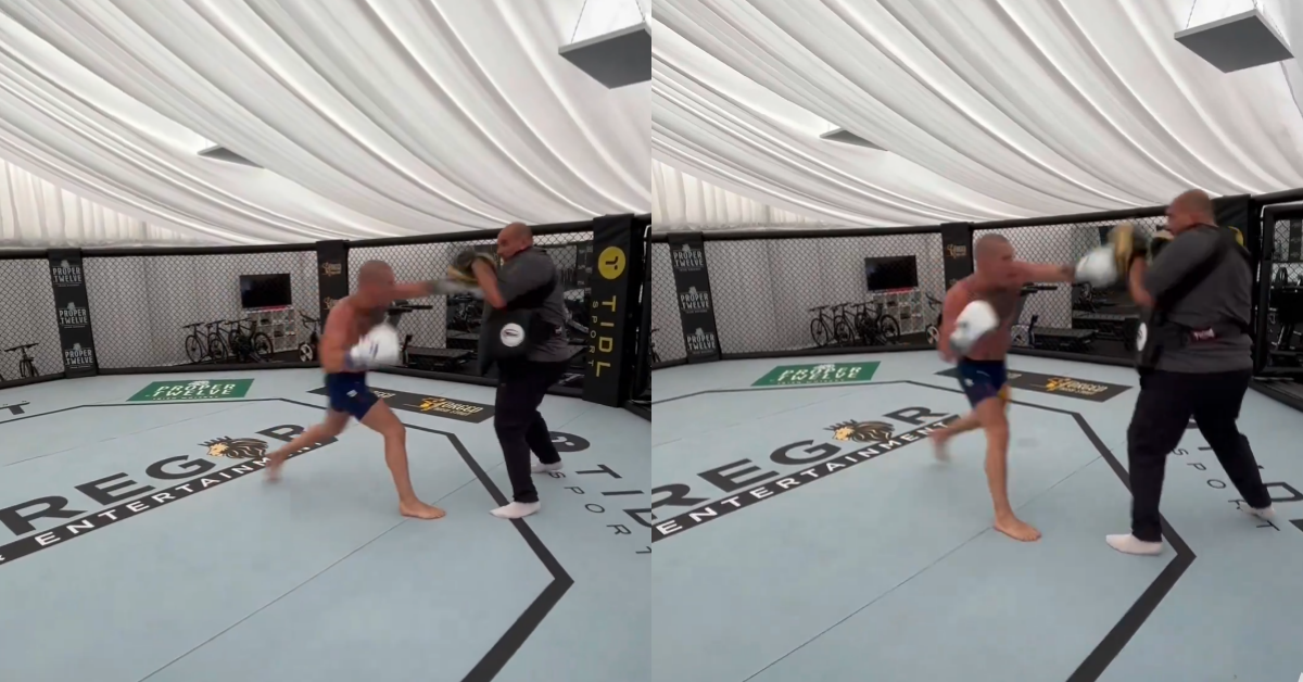 Conor McGregor shows off new training footage ahead of Michael Chandler fight