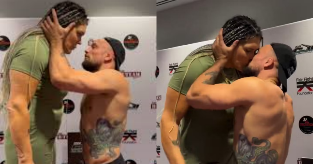 Craig Jones kisses Gabi Garcia During CJI weigh-ins faceoff: ‘You crossed the line’