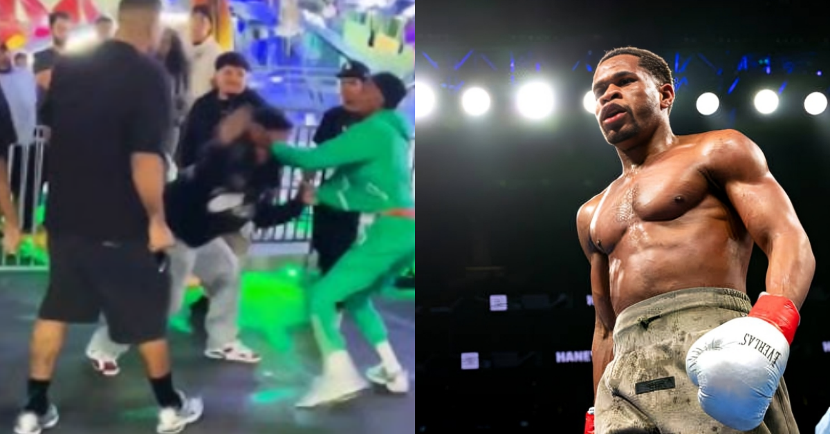 Video – Devin Haney brawls with civilian at fairground, Ryan Garcia rips his lack of KO power