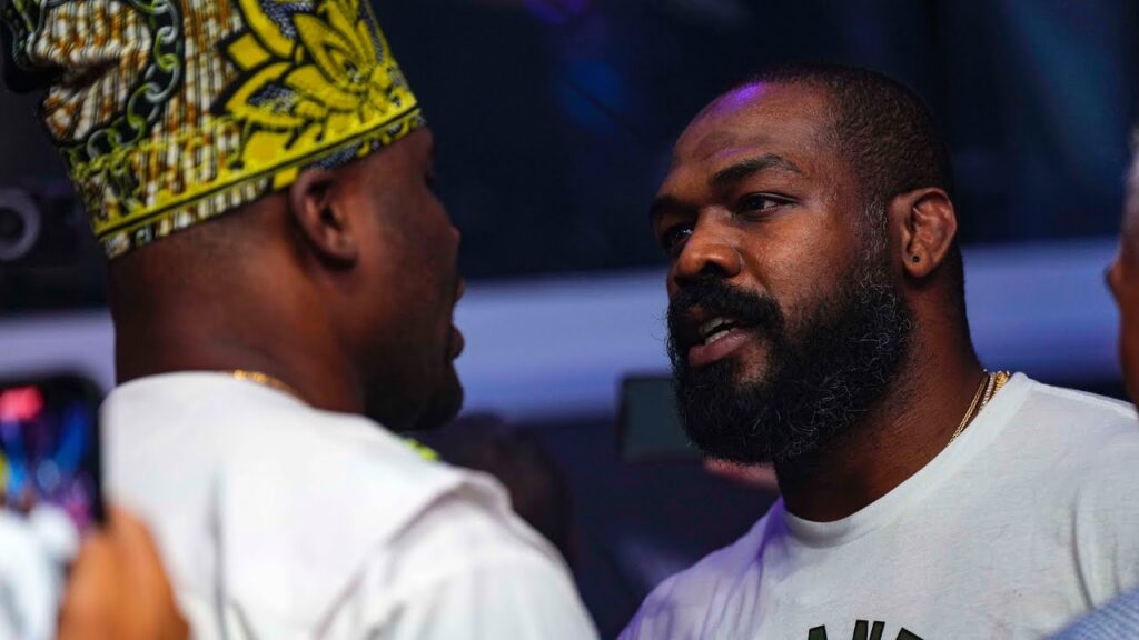 Francis Ngannou and Jon Jones