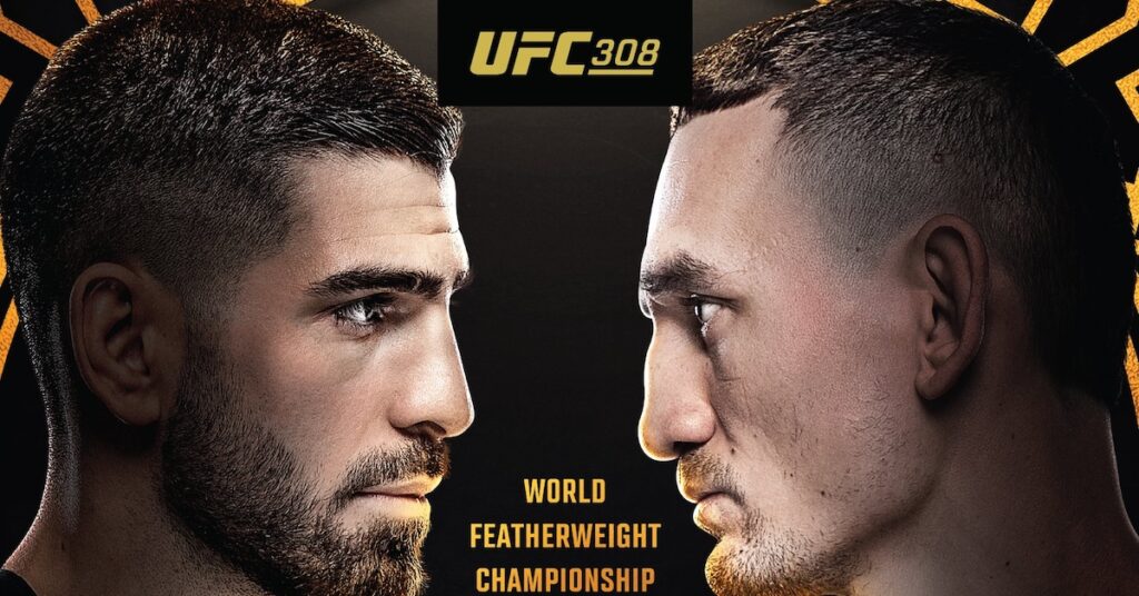 UFC 308 poster