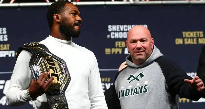 Dana White and Jon Jones