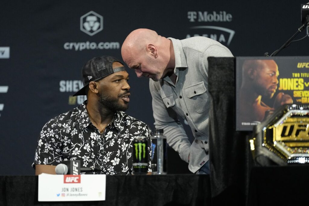 Dana White and Jon Jones