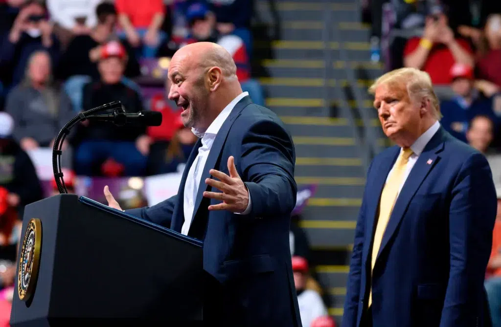 Dana White and Donald Trump