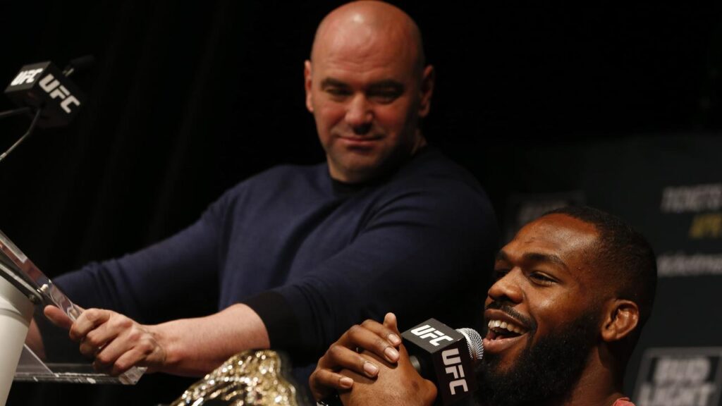 Dana White and Jon Jones