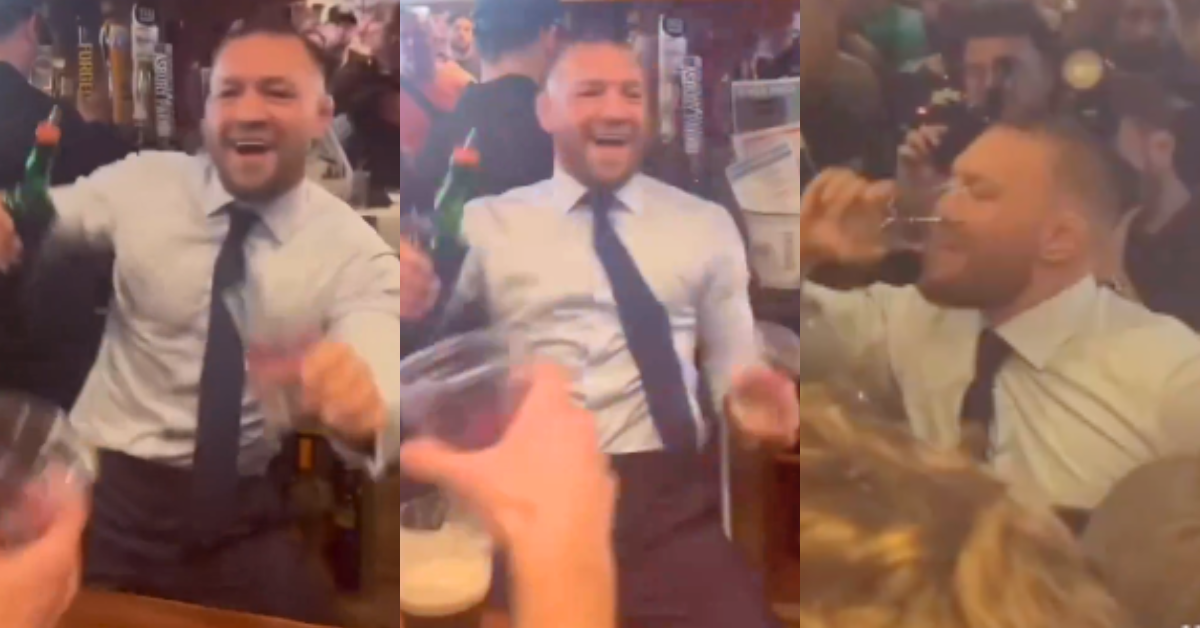 Conor McGregor Shocks New Jersey UFC Star Spotted Serving Drinks and Partying at Local Pub