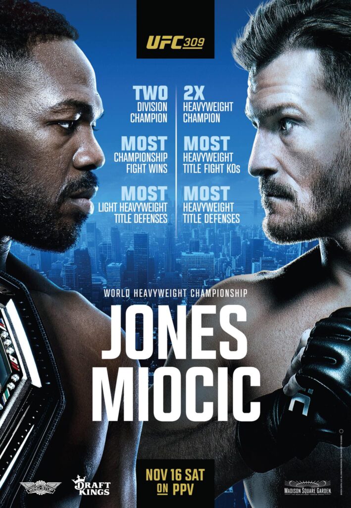 Jon Jones vs. Stipe Miocic Poster