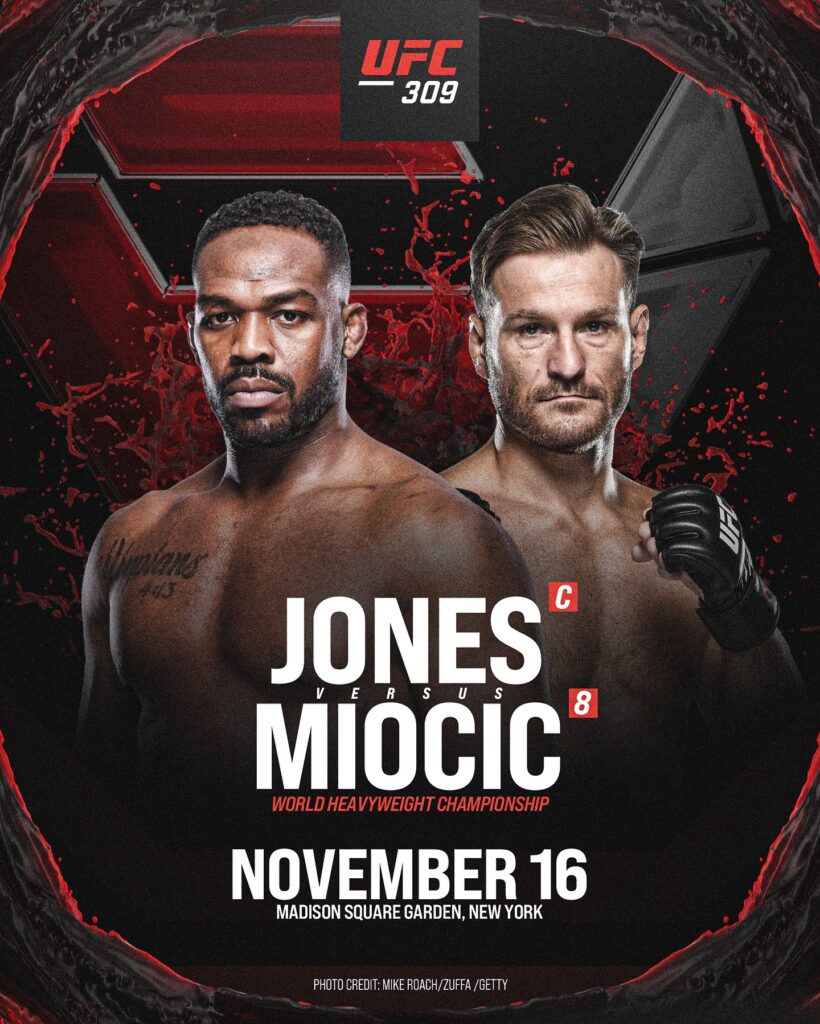 Jon Jones vs. Stipe Miocic Poster