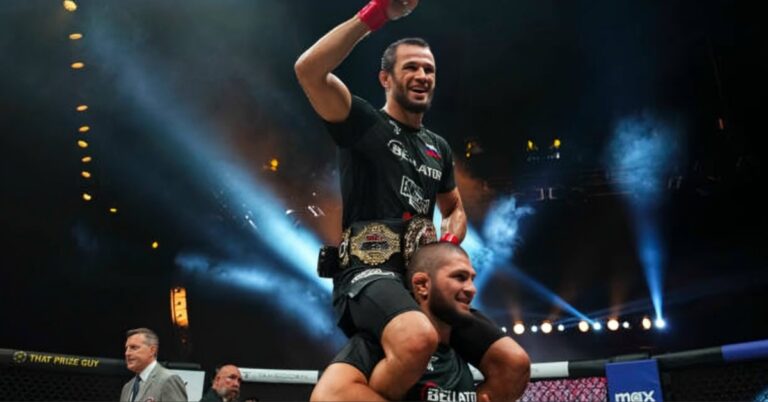 Usman Nurmagomedov retains title in decision win over Alexandr Shabily - Bellator Champions Series 4 Highlights