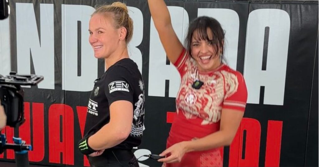 Nina Marie Daniele Makes Valentina Shevchenko Laugh with Superman Punch Attempts: "Now do it seriously."