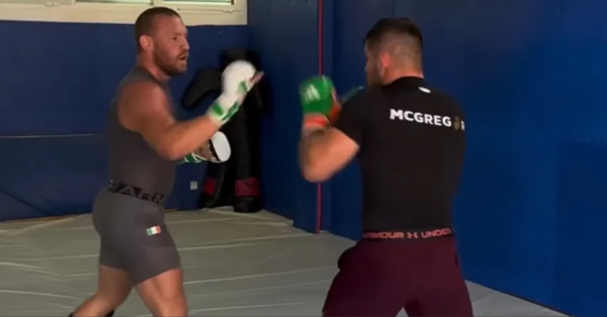 Conor McGregor shares new sparring footage ahead of expected UFC return fight next year