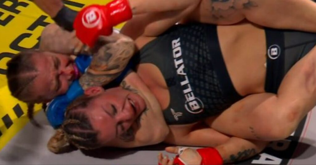 Sara Collins scores epic upset, submits Leah McCourt in opening round - Bellator: London Highlights