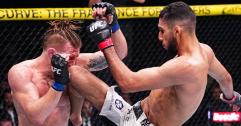 Fares Ziam Steamrolls Matt Frevola with Horrifying Third-Round Knee Knockout - UFC Paris Highlights