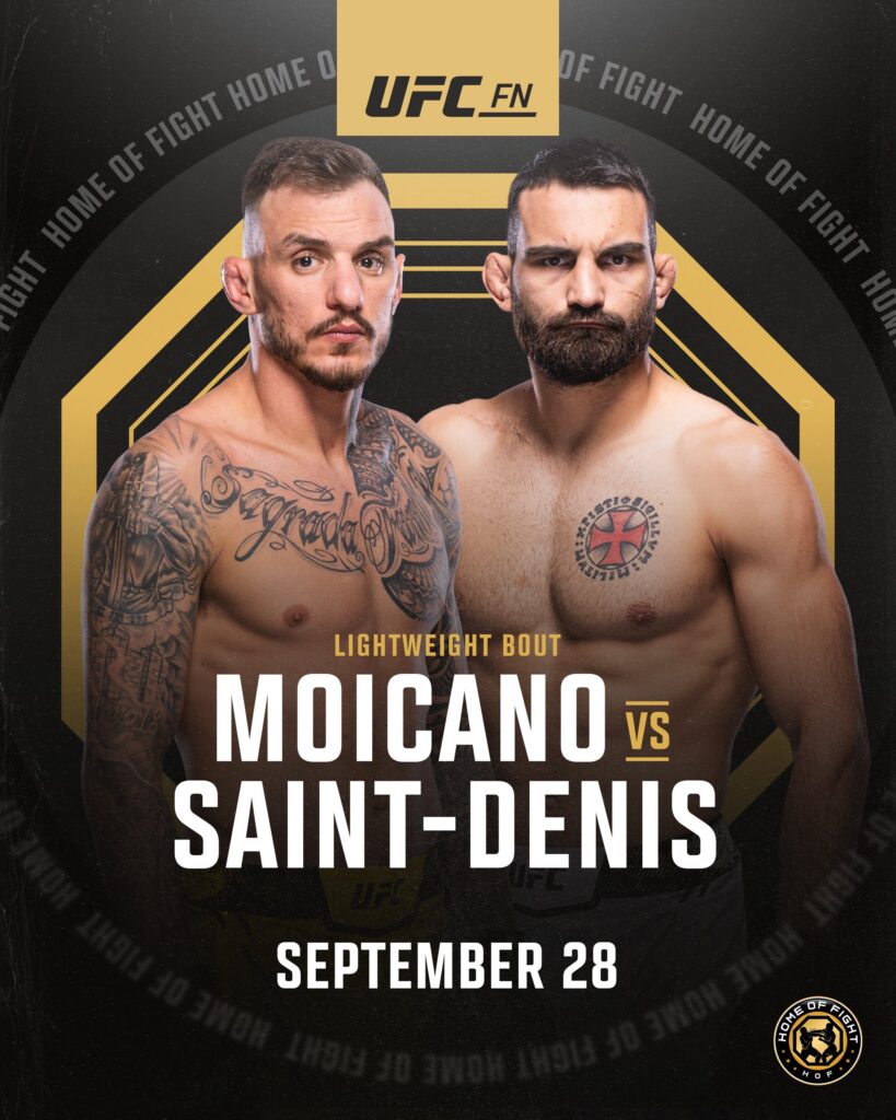 Renato Moicano vs. Benoit Saint Denis Poster