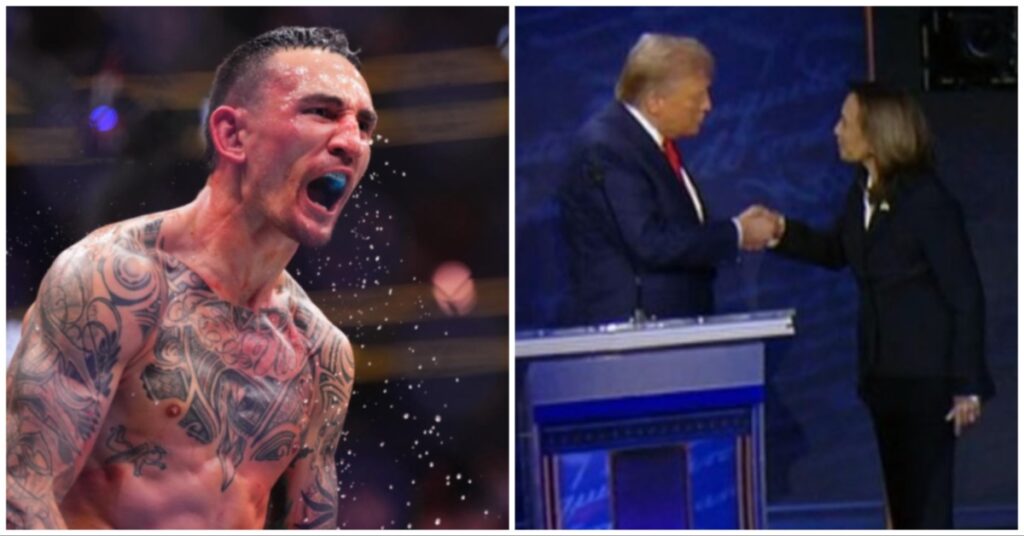 Max Holloway, Kamala Harris, Donald Trump