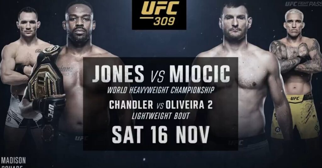 UFC 309 poster