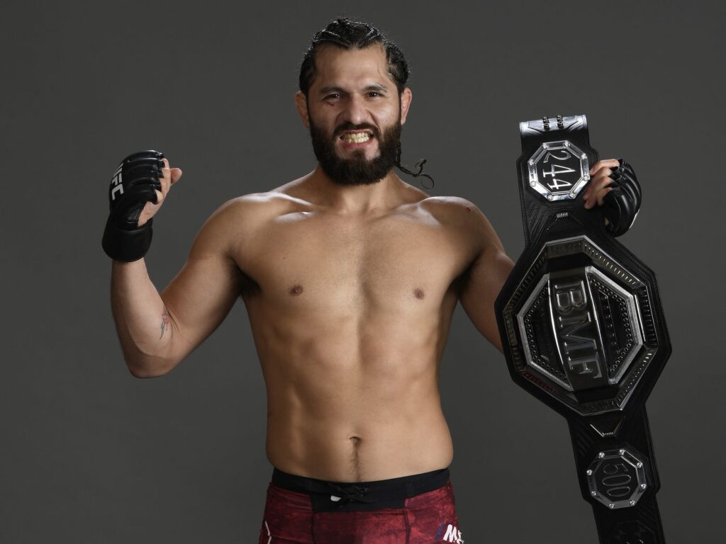 Jorge Masvidal with BMF belt