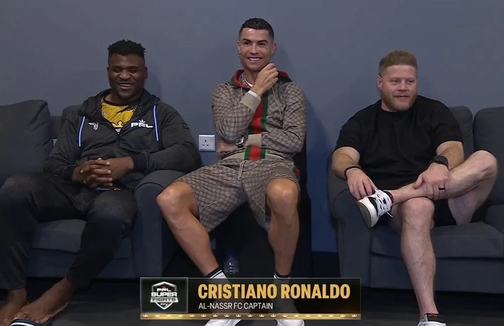 Cristiano Ronaldo Francis Ngannou