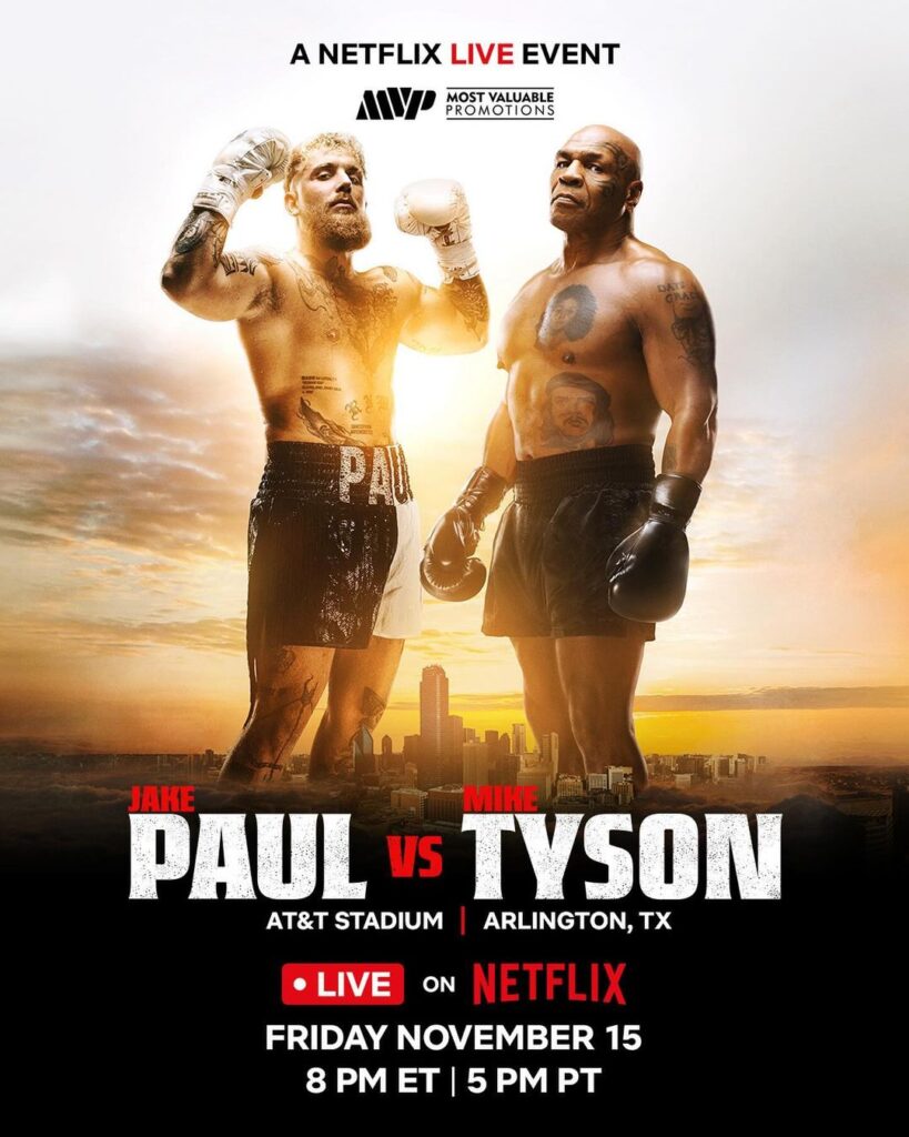 Jake Paul vs. Mike Tyson Poster