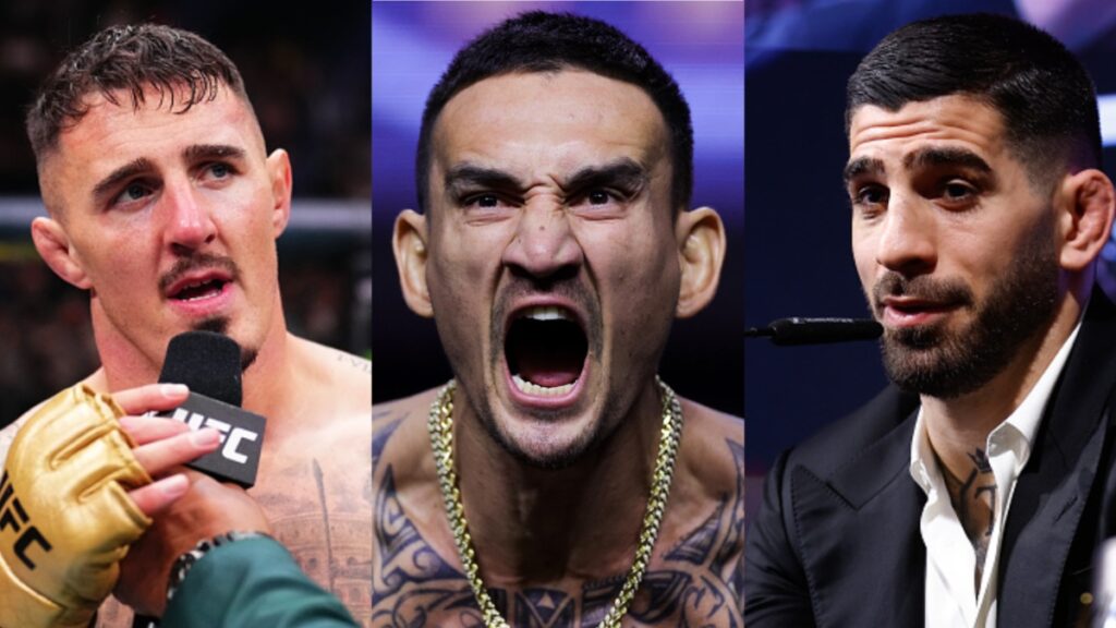 Tom Aspinall Max Holloway Ilia Topuria