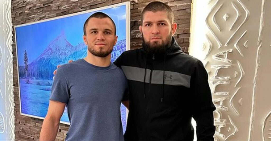 Khabib Nurmagomedov Offers Cousin Umar Sage Advice on Title Shot Drama: 'Keep pushing forward'